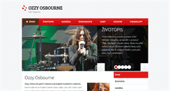 Desktop Screenshot of ozzyosbourne.cz