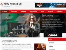 Tablet Screenshot of ozzyosbourne.cz